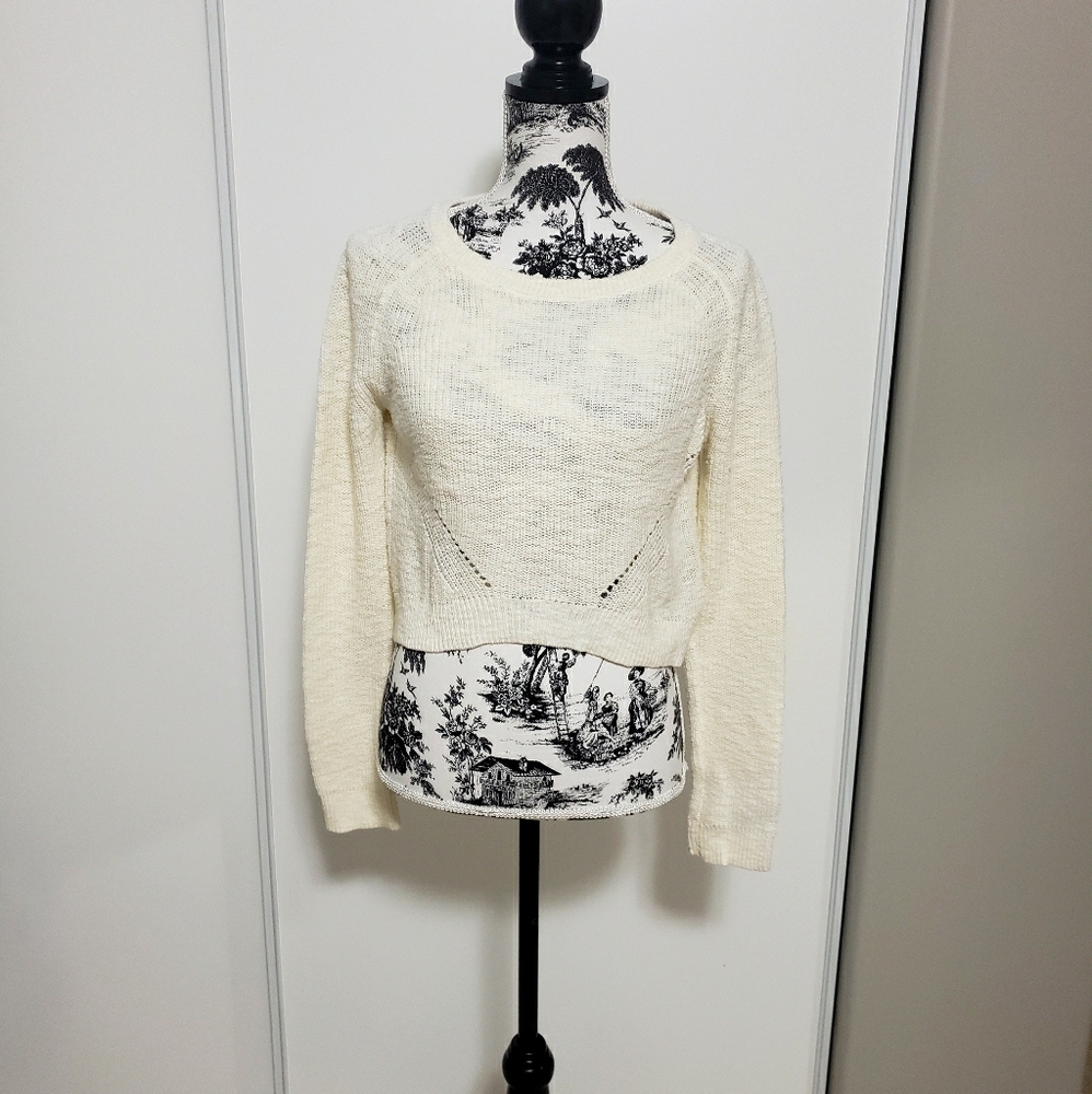 Moth by anthropologie crop sweater
